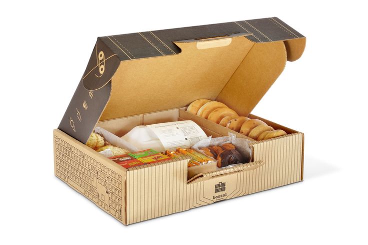 Snack packaging box